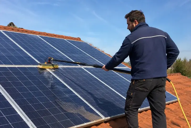 Nettoyage et entretien de panneaux solaires à Saint-Pierre-de-Frugie