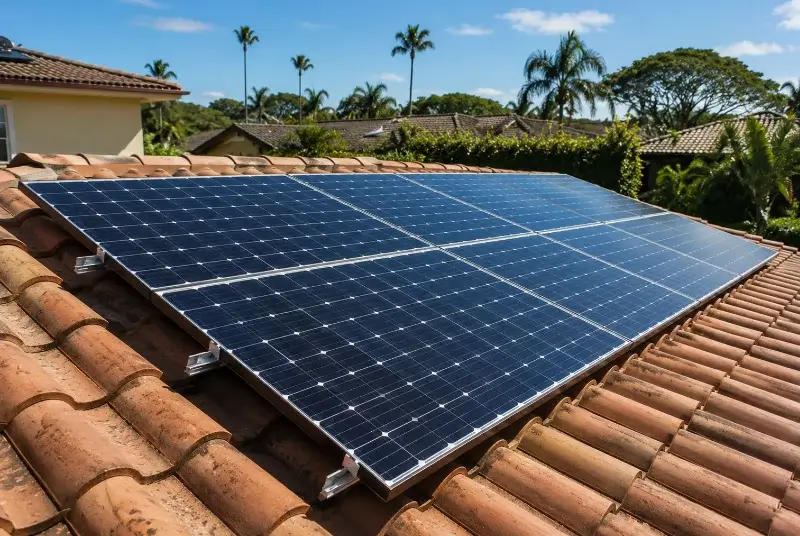 Installation de panneaux solaires à Saint-Pierre-de-Frugie